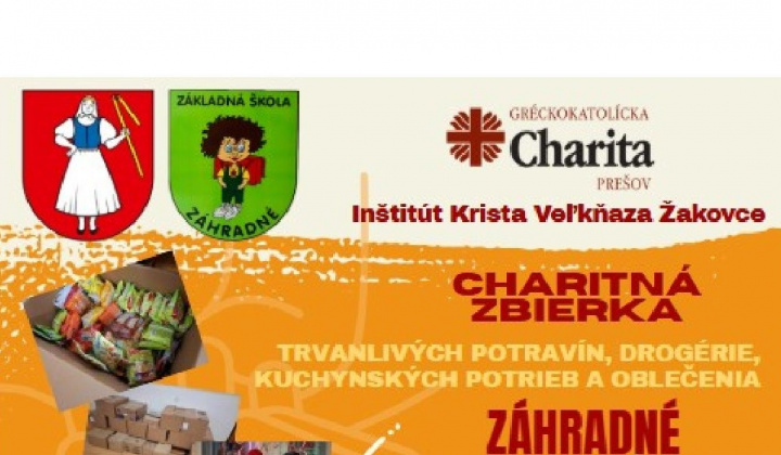 Fotka - Charitná zbierka - Záhradné pomáha