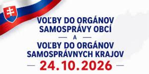 Fotka - Voľby do orgánov samosprávy obcí a voľby do orgánov samosprávnych krajov 24.10.2026
