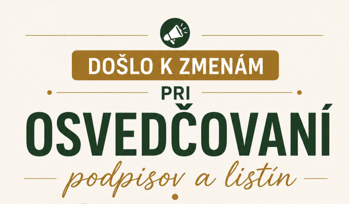 Fotka - Nové pravidlá pri osvedčovaní podpisov a listín